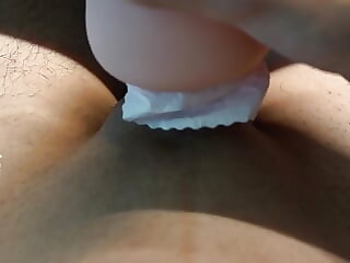 Cumming on touching GF..
