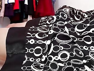 Crossdresser cum enervating..