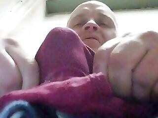 bottom view of me jacking my..