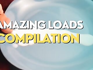Big loads of cum amazing..
