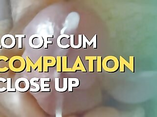 Lot of Cum zip down..