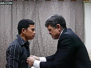 Gay businessman fucked by..