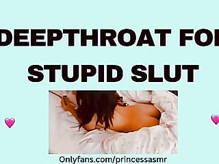 DEEPTHROAT FOR STUPID Old bag